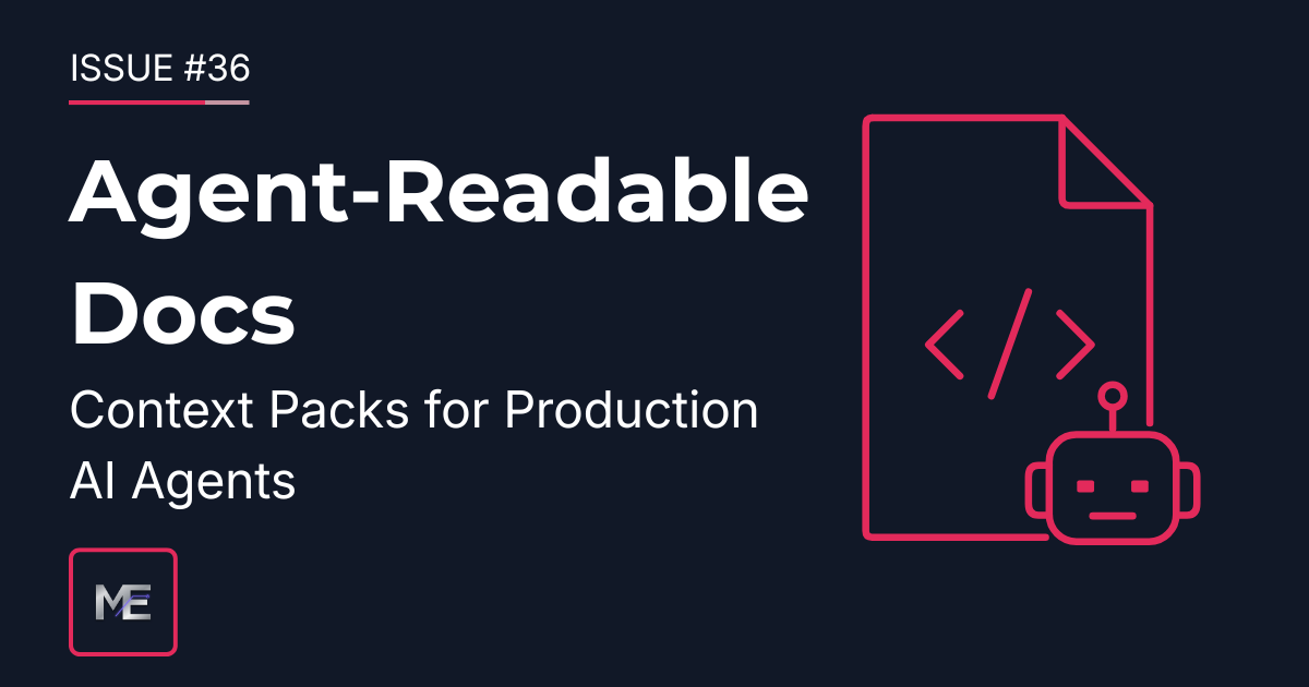 Issue #36: Agent-Readable Documentation and Context Packs