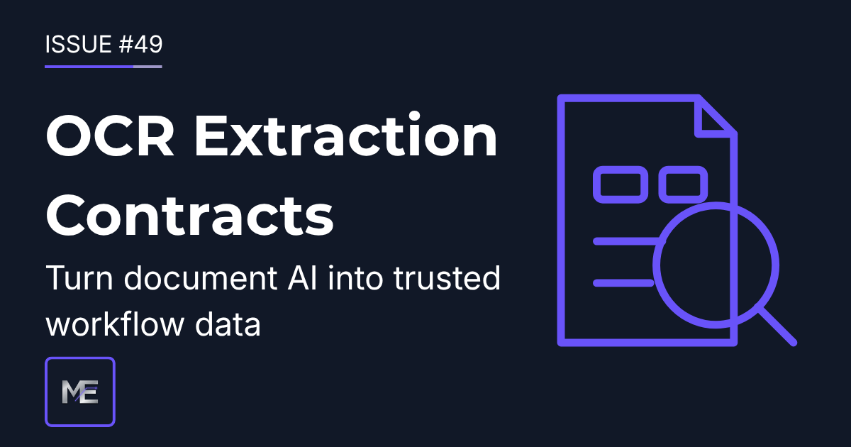 Issue #49: OCR Extraction Contracts for Document AI Systems